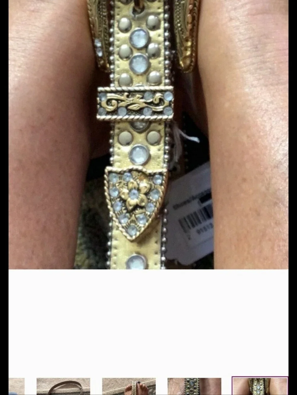 Gold Belt With Stones SM30
